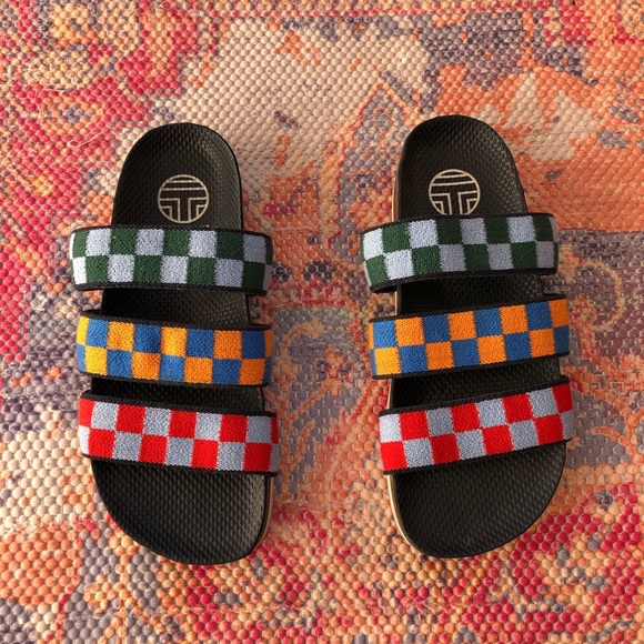 Tory Burch Shoes - Tory Burch Tory sport checker slide sandals